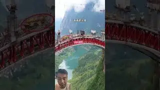 Proses Pembangunan Jembatan di China #amazing #bridge #amazingchina #discoverchina