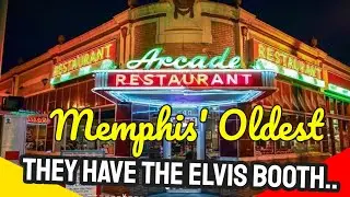 Elvis Presley Arcade Restaurant Elvis Booth Memphis Tennessee #elvishistory