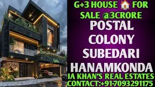 Beautiful G+3 🏠House For Sale In Hanamkonda 2026  |New Brand G+3 House For Sale In Hanamkonda