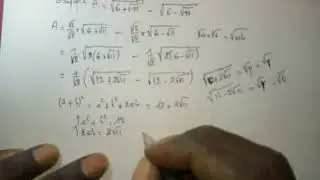 La simplification magique : √(6+√11) – √(6−√11) en multipliant par√2/√2