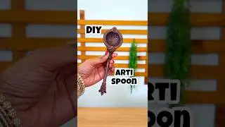 Ghar Pe Arti Spoon Banaya #diy #craft #art #artist