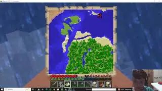 Encontrando un tesoro en Minecraft