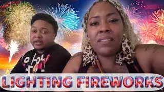 4th Of July FIREWORKS Show 🔥I almost burned myself lighting fireworks
