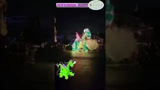Pete's Dragon Elliott at Disneyland in the Main Street Electrical Parade #shorts