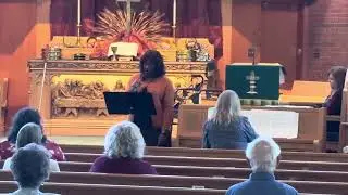 The Blessing - Paula Campbell soloist w/Rhonda Hibdon, piano - IUCC 10/12/25