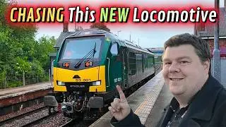 CHASING Britain's NEWEST and FIRST Tri-Mode Locomotive
