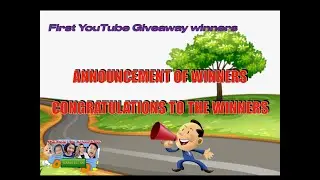 TRLA38 First YouTube Giveaway Winners