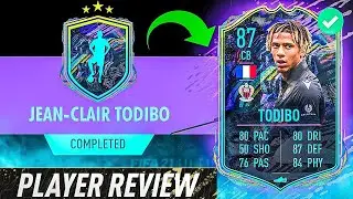 BEST CB ON THE GAME!! FUTURE STARS TODIBO PLAYER REVIEW - FIFA 21 ULTIMATE TEAM