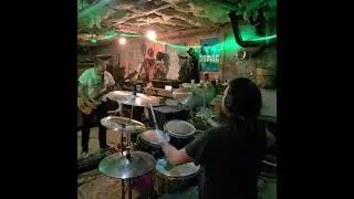 A little hyperblast at the end of a New song, writing new material.