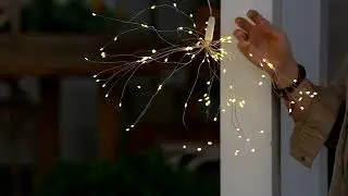Ultimate Innovations Hanging Starburst Fairy Lights on QVC