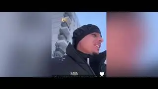 Karim Lipton, il casse la luge en direct, Paris sous la neige c&rsquo;est magique ￼