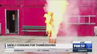 BIG YIKES: Deep-fried turkey gone completely wrong!