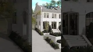 BloxburgTwostorypaintedwhite brick manor home SpeedBuild#bloxburg #welcometobloxburg#bloxburgbuild