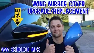Ultimate Gloss Black Wing Mirror Upgrade for VW Scirocco MK3