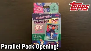 Brand New Parallel Pack Opening! - Topps UEFA Champions League 2022/23 Sticker Collection 😍