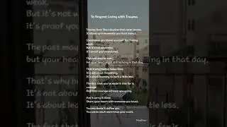 Living with Trauma #quotes #trauma #traumarecovery #notweakness #share #warmwords #revovery