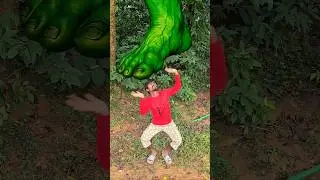 Little Brother Almost Crushed by Hulk 😱💥 Other Brothers Rush to Save Him! 🦸&zwj;♂️💪
