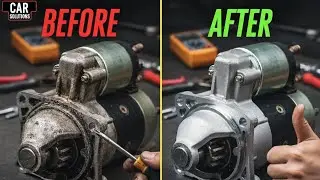 गाड़ी स्टार्ट नहीं हो रही? Starter Motor Carbon & Bush Replacement Guide.