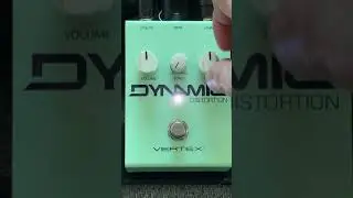 Teste demo do Pedal Dynamic distortion da Vertex