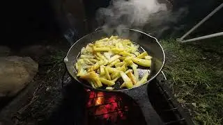 River Side Camping Adventure | Off-Grid Living, Survival Skills & Stress Relief in Nature