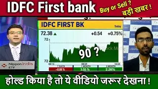 IDFC First bank share future,Analysis/Buy or not ?idfc first bank latest news,long term Target 2030