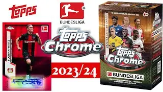 Topps Bundesliga Chrome 2023-24 | Blasterbox opening 🇩🇪 60j Bundesliga Jubiläum