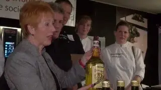 Anja Schouten bij het Koksgilde op Horecabeurs Gastvrij Rotterdam 