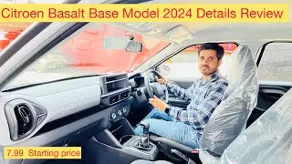 2024 Citroen Basalt: Base Model Breakdown and Review!