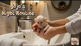 The Smartest Baby Monkey Ever | His Night Routine Will Melt Your Heart