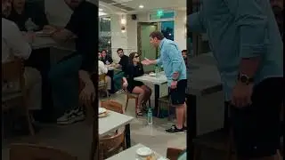 Woman Lifts Man With Mind Power in Restaurant &ndash; Real Paranormal Footage