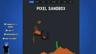 Refreshed demo of simple web-game. 🌳 pixel sandbox