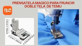 Industrial double-fabric gathering presser foot from Temu