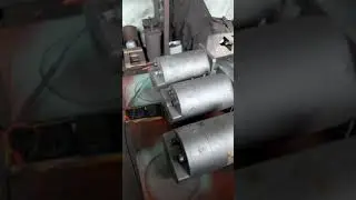 Видео с испытаний электродвигателя 2ВЭМ210 14 Нм 750/2000 об 50 В.