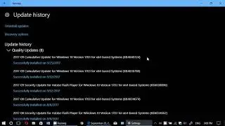 Windows 10 Creators update Cumulative update KB4040724 Bug Fixes September 25th 2017