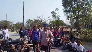 Soma munda hatya virodh sadak jam