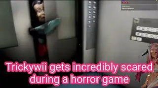 Trickywii gets incredibly scared during a horror game