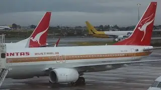 Qantas 737-838 'RetroJet' Sydney to Melbourne Full Flight