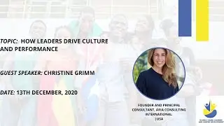 HOW LEADERS DRIVE CULTURE AND PERFORMANCE