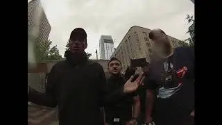 Dion J Thompson of Operation Cold Front with his neo-fascist 