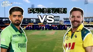 Pakistan vs Australia 1st T20 🔥 | Welcome Australia | Real Cricket Game
