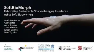 SoftBioMorph: Fabricating Sustainable Shape-changing Interfaces using Soft Biopolymers
