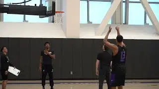 .Keegan Murray Shows Off His Long-Range Shooting Skills On The 1st Day of Training Camp