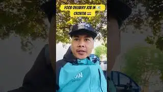 DELIVERY JOB IN 🇳🇵CROATIA 🇭🇷 2025 #deliveryboy #croatia #minivlog
