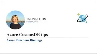 Azure Cosmos DB - Integrate with Azure Functions