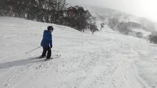 Perisher 2021 Powder Day Snake Run to Pretty Valley