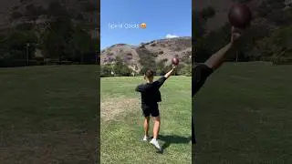 The PRETTIEST SPIRAL EVER😍🏈