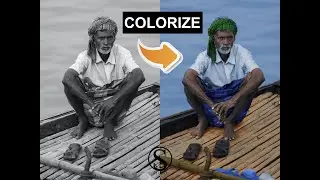 Black and White to Colorize Tutorial in Photoshop | Class 12