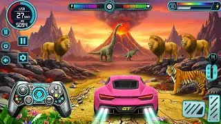 500FT Mega Ramp GT Car Jump 😱 | Extreme Stunt Racing | Android Gameplay