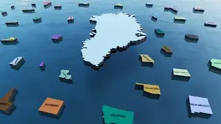 Greenland vs U.S.  States – Size Comparison