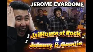 Джером Эвардом исполняет песни Jailhouse of Rock и Johnny B. Goodie | Реакция